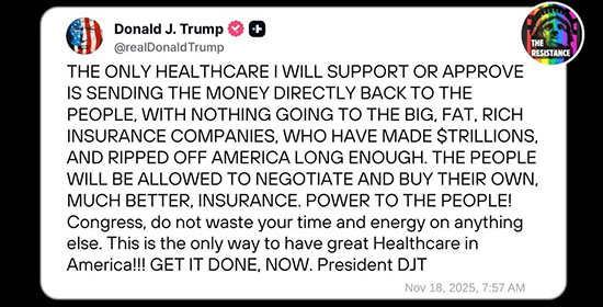 PEDOPHILE President foolish healthcare proposal